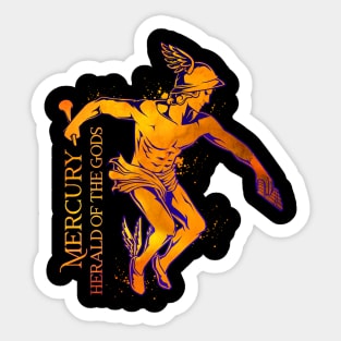 Herald of the gods - Mercury Sticker